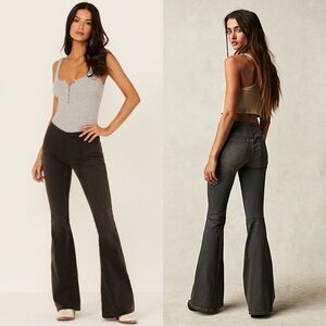 NWT FREE PEOPLE Penny Flare Stretch Denim Jean Sz 25